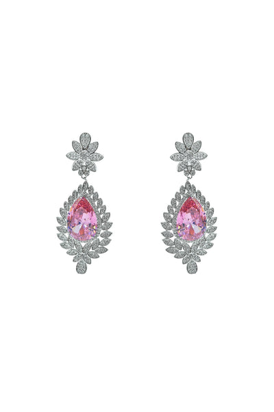 Clementine Embellished Pink Gem Earrings Alamour The Label Clementine Embellished Pink Gem Earrings | Afterpay | Klarna
