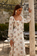 Artura Floral Long Sleeve Maxi Dress 