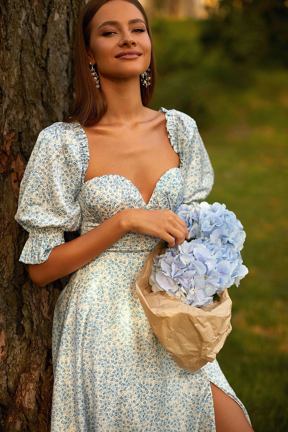Lyna Midi Dress Alamour The Label Lyna Floral Midi Dress | Afterpay | Zip Pay | Sezzle | LayBuy