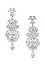 Dolce Silver Diamante Earrings