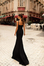 Celesta - Black Alamour The Label Celesta Black Mermaid Gown | Afterpay | Laybuy | Klarna | Zip Pay
