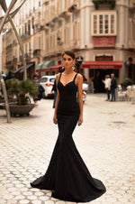 Celesta - Black Alamour The Label Celesta Black Mermaid Gown | Afterpay | Laybuy | Klarna | Zip Pay
