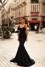 Celesta - Black Alamour The Label Celesta Black Mermaid Gown | Afterpay | Laybuy | Klarna | Zip Pay