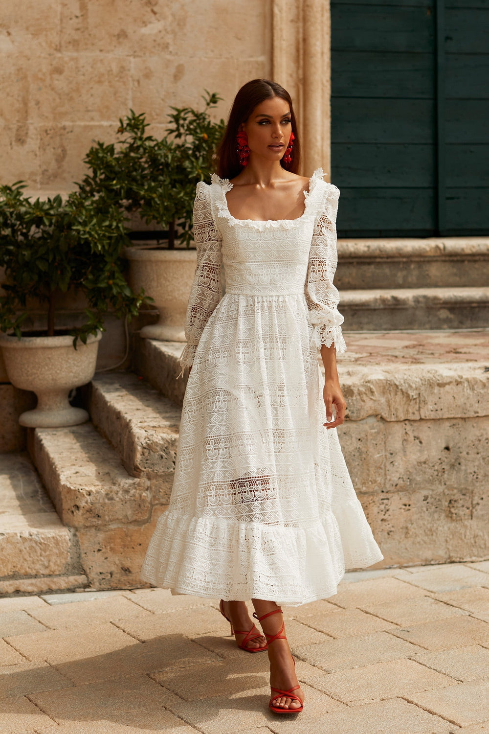 Renata Dress Alamour The Label Renata Long Sleeve White Dress | Afterpay | Zip Pay | Sezzle | LayBuy