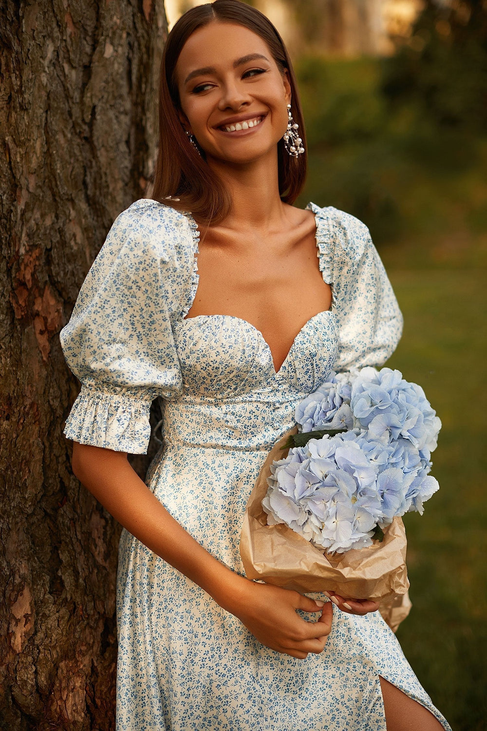 Lyna Midi Dress Alamour The Label Lyna Floral Midi Dress | Afterpay | Zip Pay | Sezzle | LayBuy