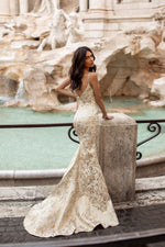 Tereza Alamour The Label Tereza Gold Mermaid Gown | Afterpay | Zip Pay | Sezzle | Laybuy