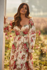 Jamila Floral Print Long Sleeve Dress