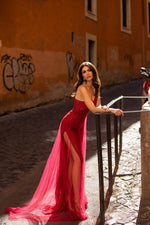 Silvia - Wine Red Alamour The Label Silvia Red One-Shoulder Gown | Afterpay | Zip Pay | Sezzle