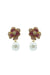 Marni Pink Flower Pearl Stud Alamour The Label Marni Pink Flower Pearl Stud Earrings | Afterpay | Klarna | Zip Pay
