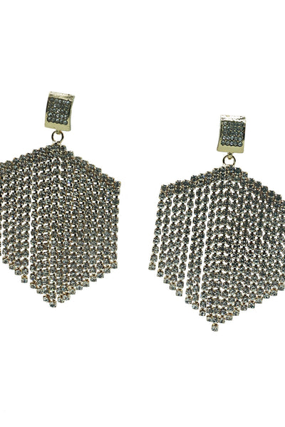 Elmira Gold Crystal Drop Earrings Alamour The Label Elmira Gold Crystal Drop Earrings | Afterpay | Klarna | Zip Pay