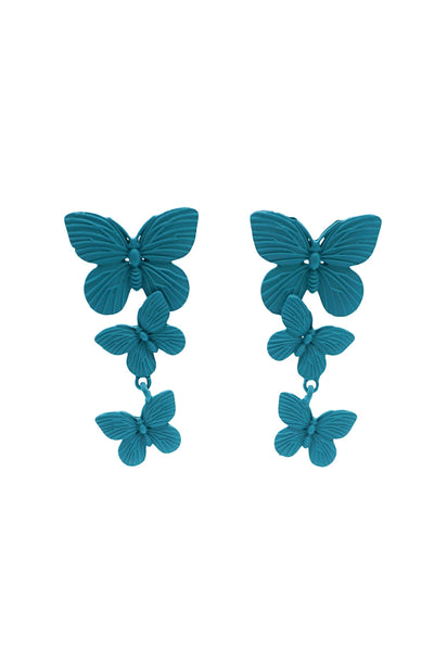 Lolita Blue Butterfly Drop Earrings Alamour The Label Lolita Blue Butterfly Drop Earrings | Afterpay | Klarna | Zip Pay