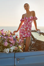 Carrie Dress Alamour The Label Carrie Pink Floral Mini Dress | Afterpay | Zip Pay | Sezzle