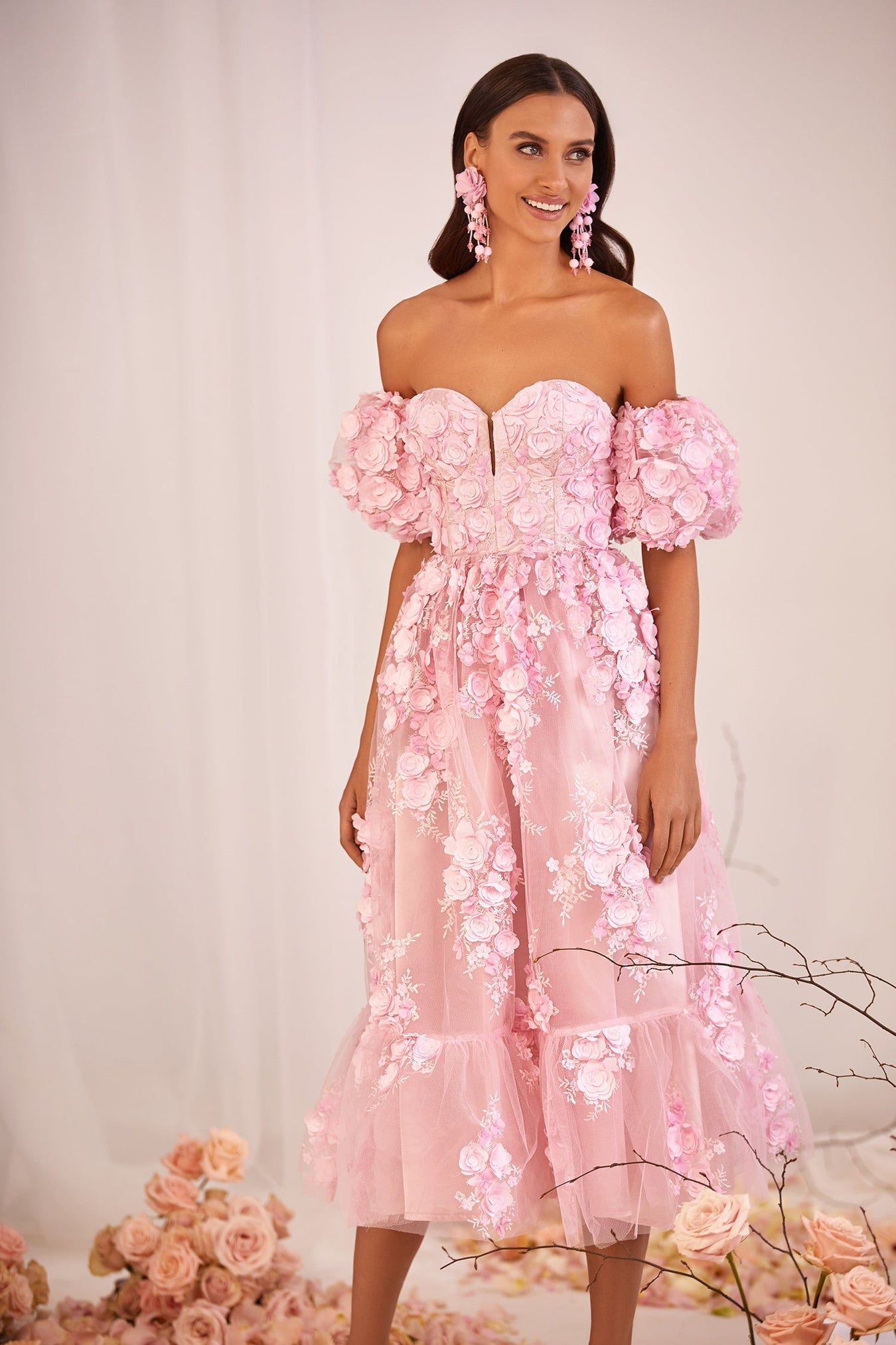 Pink Corset Prom Dresses