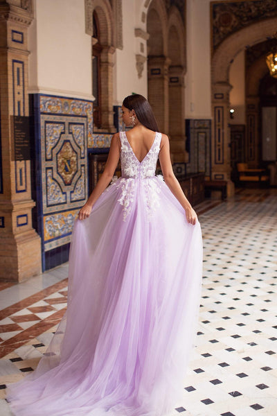 Kailani Tulle Gown - Lilac Alamour Made-To-Order Kailani Lilac Tulle Gown | Afterpay | Klarna | Zip Pay
