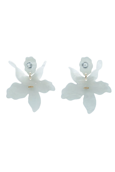 Briella White Flower Earrings Alamour The Label Briella White Flower Earrings | Afterpay | Klarna | Zip Pay