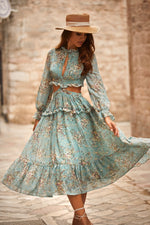 Adryana Dress Alamour The Label Adryana Cut-Out Floral Dress | Afterpay | Zip Pay | Sezzle | LayBuy