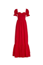Noelle Dress Alamour The Label Noelle Red Poplin Maxi Dress | Afterpay | Zip Pay | Sezzle