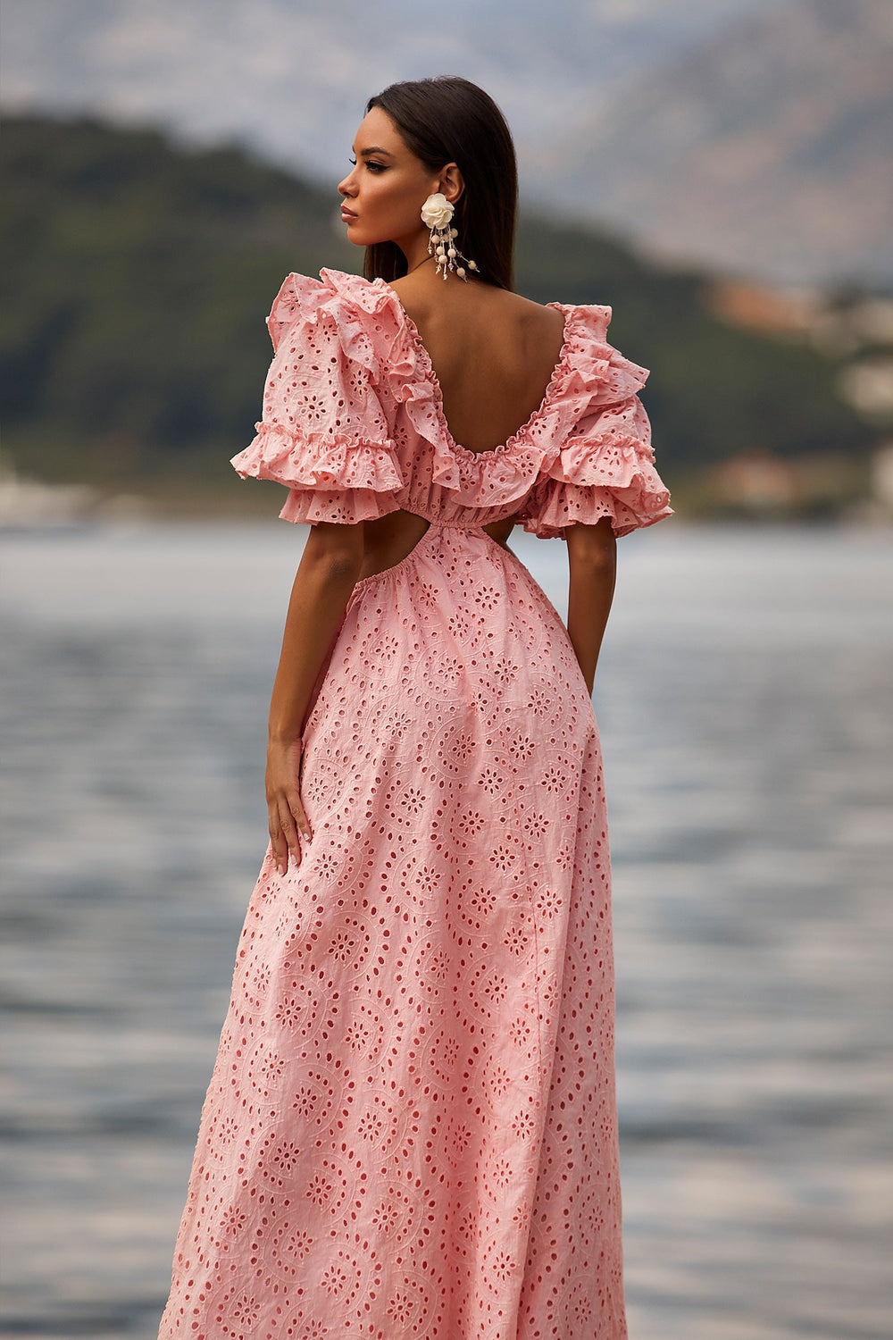 Dayanara Dress Alamour The Label Dayanara San Gallo Pink Dress | Afterpay | Laybuy | Klarna