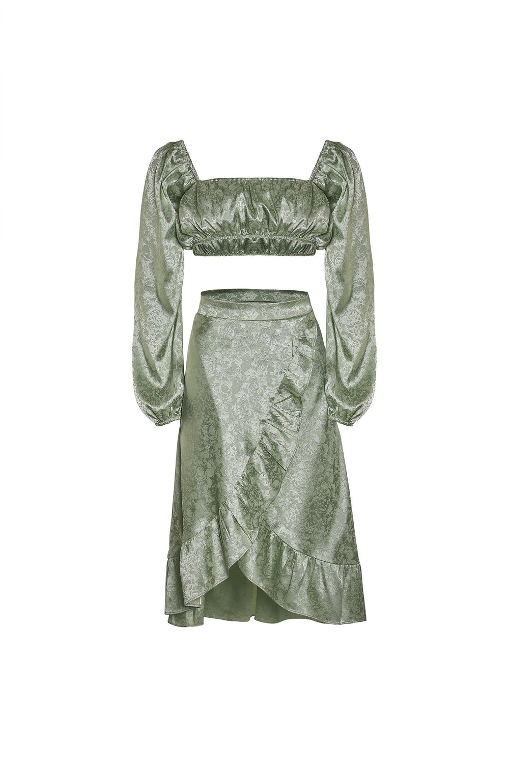 Corrine Set Alamour The Label Corrine Sage Bustier And Skirt Set | Afterpay | Laybuy | Klarna