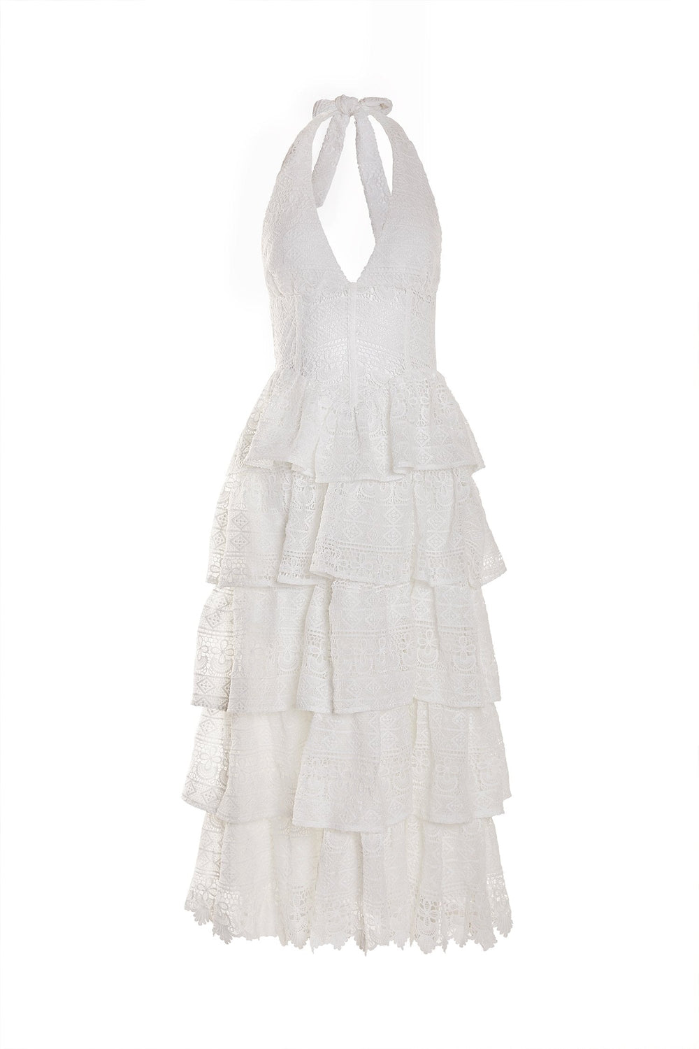 Zaina Dress Alamour The Label Zaina Lace Midi Dress with Sheer Sides | Afterpay | Laybuy | Klarna