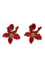 Briella Burgundy Flower Earrings Alamour The Label Briella Burgundy Flower Earrings | Afterpay | Klarna | Zip Pay