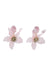 Briella Pink Flower Earrings Alamour The Label Briella Pink Flower Earrings | Afterpay | Klarna | Zip Pay