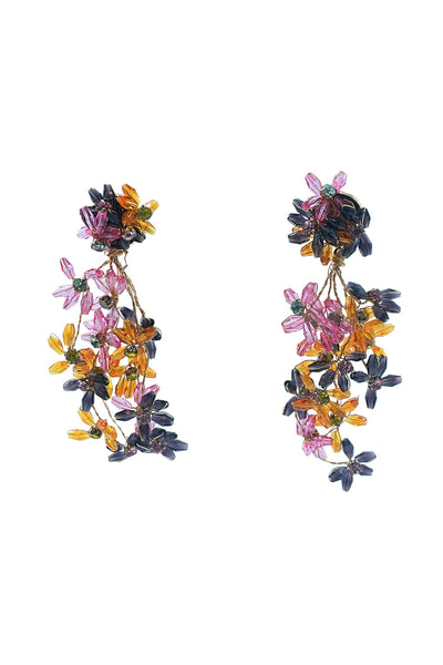 Lea Multicoloured Floral Earrings Alamour The Label Lea Multicoloured Floral Earrings | Afterpay | Klarna | Zip Pay
