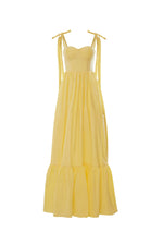 Lina Dress Alamour The Label Lina Yellow Poplin Maxi Dress | Afterpay | Klarna | Zip Pay