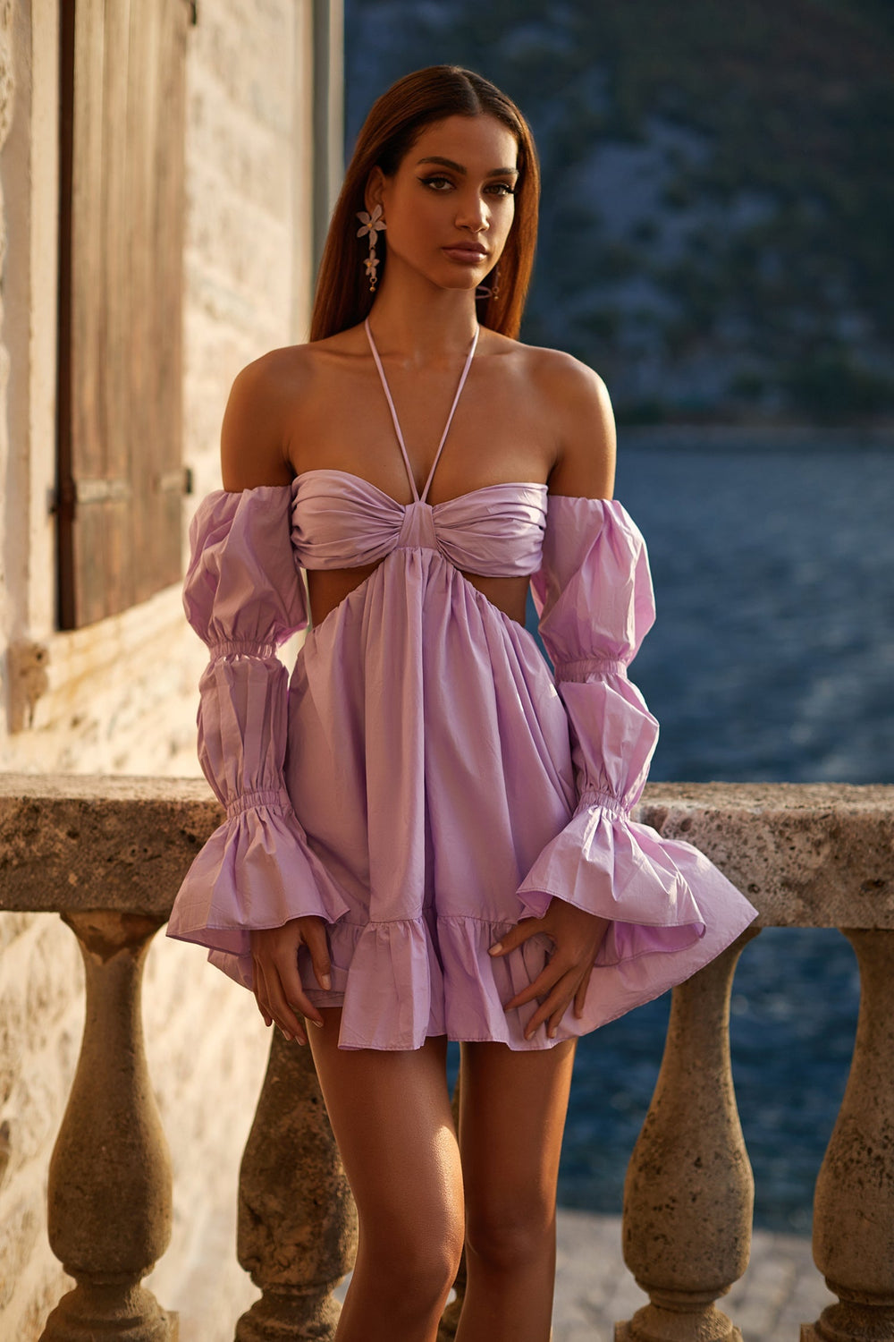 Dalida Dress Alamour The Label Dalida Poplin Off Shoulder Mini Dress | Afterpay | Klarna | Zip Pay