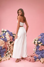 Cecily Top - White Alamour The Label Cecily White Criss-cross Crop Top | Afterpay | Klarna | Zip Pay