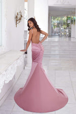 Delara - Dusty Pink Alamour The Label Delara Dusty Pink Satin Gown | Afterpay | Zip Pay | Sezzle