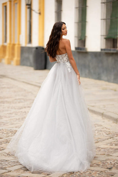 Laurensa Beaded Tulle Gown Alamour Made-To-Order Laurensa Strapless Beaded Tulle Gown | Afterpay | Klarna | Zip Pay