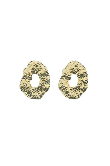 Kailani Textured Gold Earrings