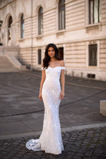 Dalia - White Alamour The Label Dalia White 3d Floral Gown | Afterpay | Zip Pay | Sezzle | Laybuy