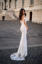 Dalia - White Alamour The Label Dalia White 3d Floral Gown | Afterpay | Zip Pay | Sezzle | Laybuy