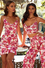 Caryn Dress Alamour The Label Caryn Pink Floral Mini Dress | Afterpay | Zip | Sezzle | LayBuy