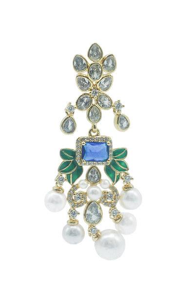 Jolie Embellished Earrings with Pearls Alamour The Label Jolie Embellished Earrings with Pearls | Afterpay | Klarna | Zip Pay