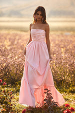 Belle Dress Alamour The Label Belle Pink Cotton Poplin Maxi Dress | Afterpay | Laybuy | Klarna