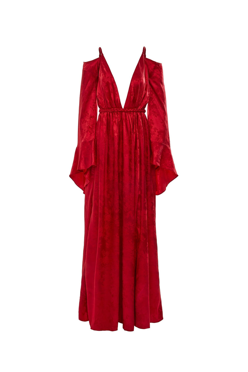 Zeina Dress Alamour The Label Zeina Red Satin Maxi Dress | Afterpay | Zip Pay | Sezzle | LayBuy