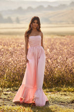 Belle Dress Alamour The Label Belle Pink Cotton Poplin Maxi Dress | Afterpay | Laybuy | Klarna
