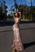 A&N Luxe Maurita Gown - Rose Gold Sequins V Plunge Neckline Prom Gown 