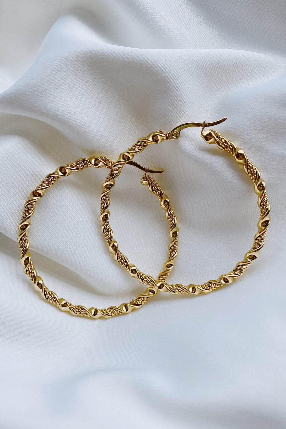 Rubi Gold Hoop Earrings