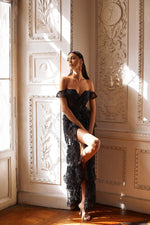 alamour black dress Theodora
