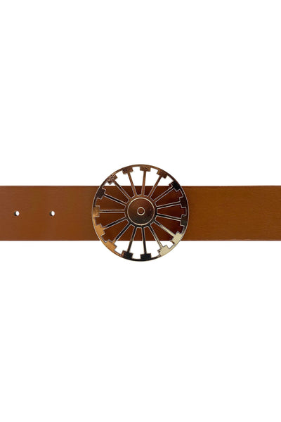 Belt - Brown Alamour The Label Gold-toned Brown Belt | Afterpay | Klarna | Zip Pay