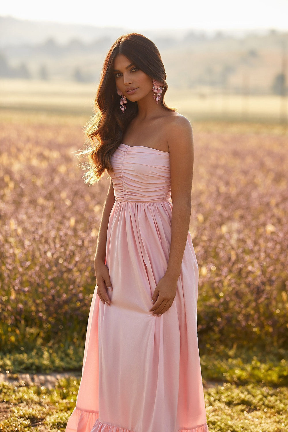 Belle Dress Alamour The Label Belle Pink Cotton Poplin Maxi Dress | Afterpay | Laybuy | Klarna
