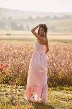 Belle Dress Alamour The Label Belle Pink Cotton Poplin Maxi Dress | Afterpay | Laybuy | Klarna