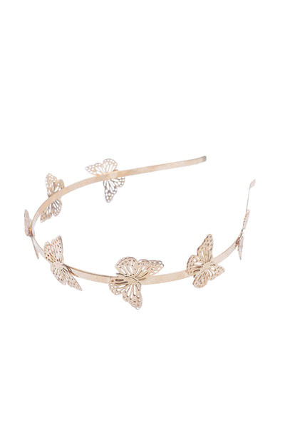 Sevyn Rose Gold Butterfly Headband Alamour The Label Sevyn Rose Gold Butterfly Headband | Afterpay | Klarna | Zip Pay
