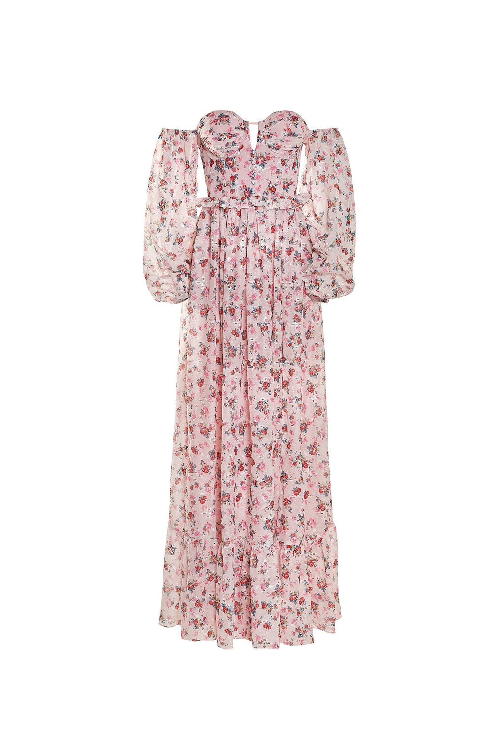 Evalyn Dress Alamour The Label Evalyn Pink Floral Maxi Dress | Afterpay | Laybuy | Klarna | Zip Pay