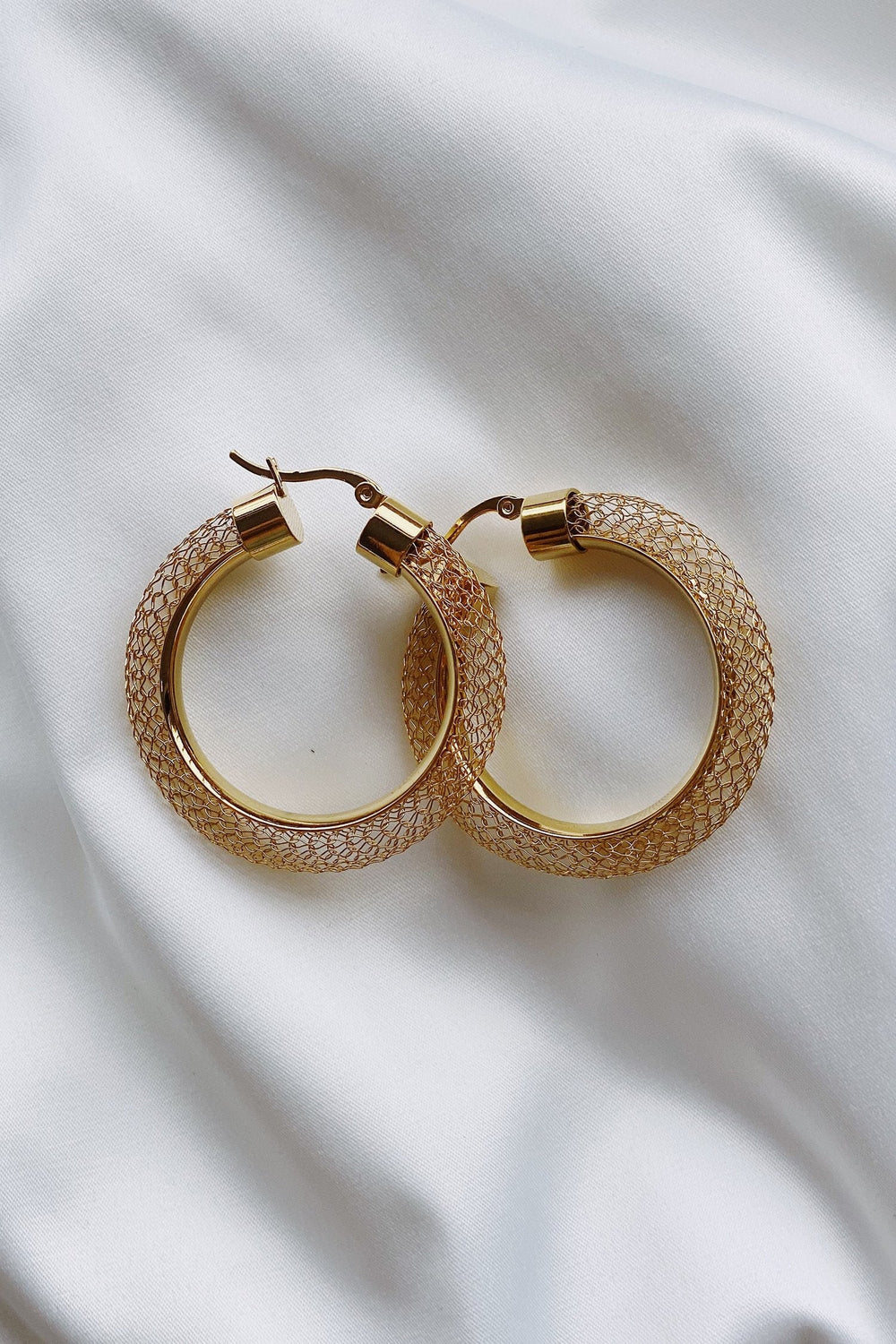 Liona Gold Hoop Earrings