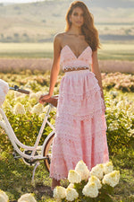 Briella Set Alamour The Label Briella Pink Lace Two-Piece Set | Afterpay | Zip Pay | Sezzle